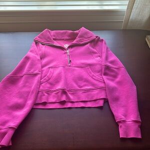 Lululemon Athletica half zip scuba sweatshirt